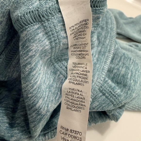 ALO Yoga Teal Ribbed Leggings - Picture 8 of 8